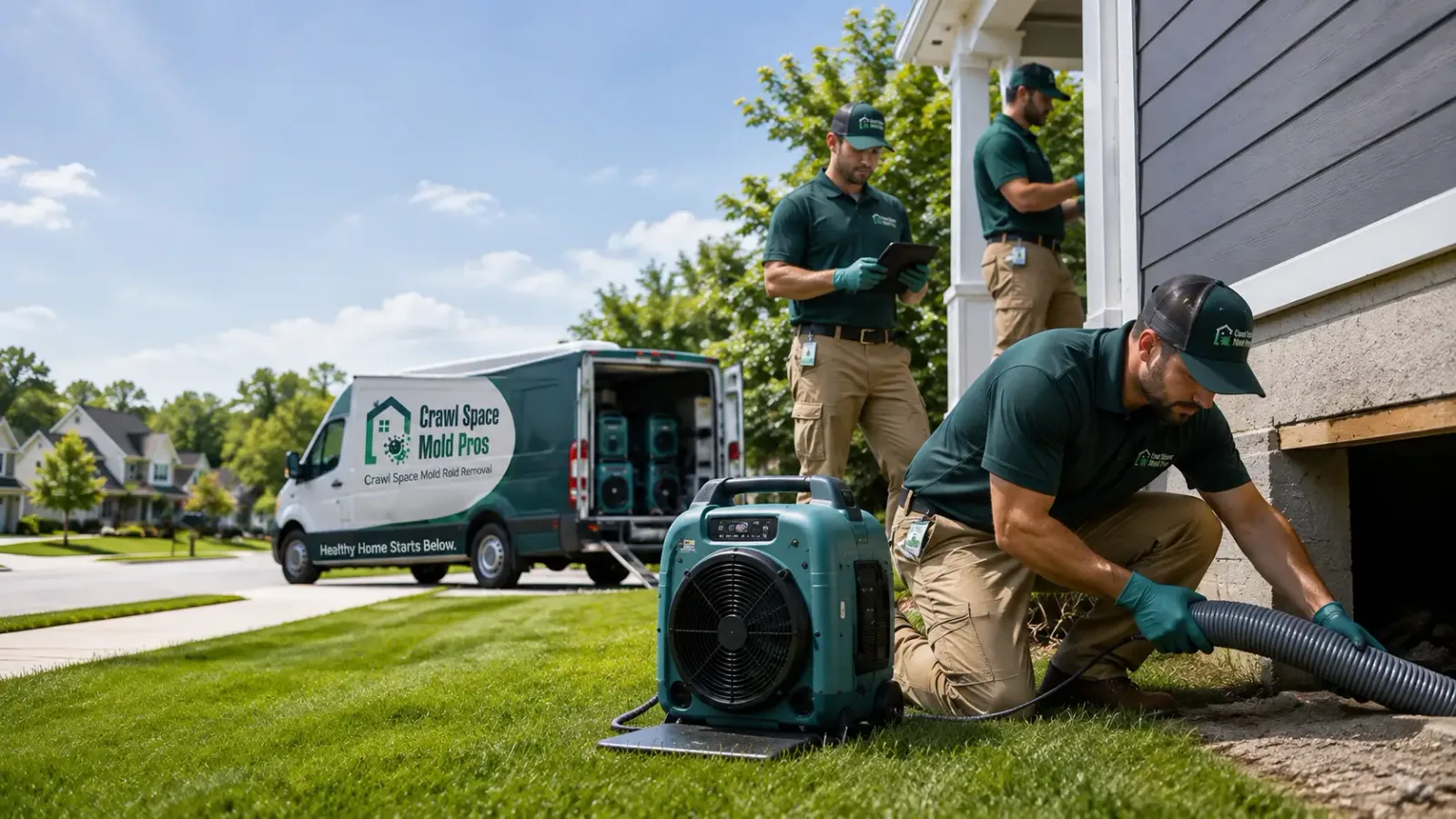 Crawl Space Mold Removal in Zanesfield, OH